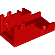 Gun Carriage 2X4X1 1/3 - Bright Red