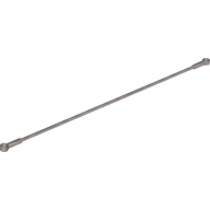 Flex Tube, 21 Module, W/ 3.2 Hole - Silver Metallic