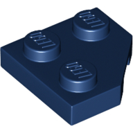 Plate 2X2, Corner, 45 Deg. - Earth Blue