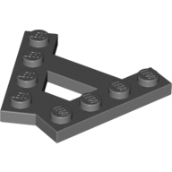 Plate (A)  4M 45Degrees - Dark Stone Grey