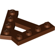 Plate (A)  4M 45Degrees - Reddish Brown