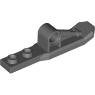 Landing Gear 1X6 W. Hole Minuscule4.85 - Dark Stone Grey