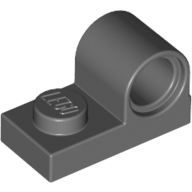 Plade 1X2 M. Van. Hul Minuscule 4,8 - Dark Stone Grey