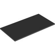 Flat Tile 8X16 - Black