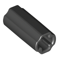 Cross Axle, Extension, 2M - Black