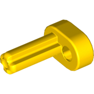 Plastic Motor, Crank/Cross - Bright Yellow