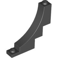 Brick With Bow 1X5X4 Inv. - Black