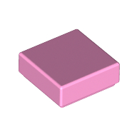 Flat Tile 1X1 - Light Purple