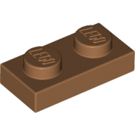 Plate 1X2 - Medium Nougat