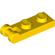 Plate 1X2 W/Shaft Minuscule3.2 - Bright Yellow