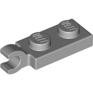 Plate 2X1 W/Holder,Vertical - Medium Stone Grey