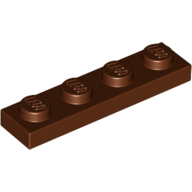 Plate 1X4 - Reddish Brown
