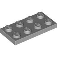 Plate 2X4 - Medium Stone Grey