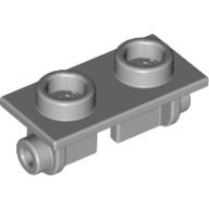Plate 1X2 (Rocking) - Medium Stone Grey