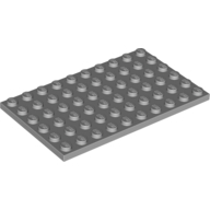 Plate 6X10 - Medium Stone Grey