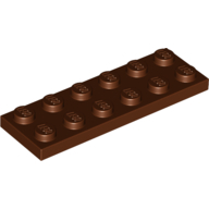 Plate 2X6 - Reddish Brown
