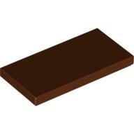 Flat Tile 2X4 - Reddish Brown