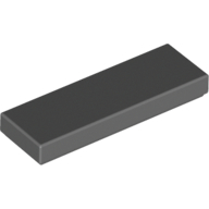 Flat Tile 1X3 - Dark Stone Grey