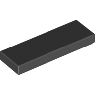 Flat Tile 1X3 - Black