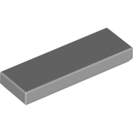 Flat Tile 1X3 - Medium Stone Grey
