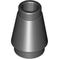 Nose Cone Small 1X1 - Black
