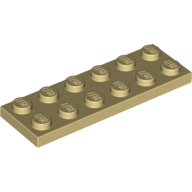 Plate 2X6 - Brick Yellow