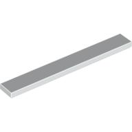 Flat Tile 1X8 - White