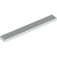Flat Tile 1X8 - White