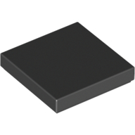 Flat Tile 2X2 - Black