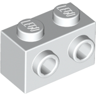 Brick 1X2 W. 2 Knobs - White