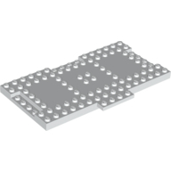 Plate 8X16X6,4 Mm W/Wing - White