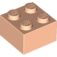 Brick 2X2 - Light Nougat