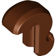 Design Plate 1X2X2 - Reddish Brown