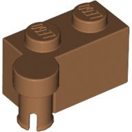 Hinge 1X2 Upper Part - Medium Nougat