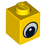 Brick 1X1  No. 2 - Bright Yellow