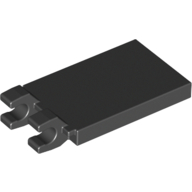 Plate 2X3 W. Holder - Black