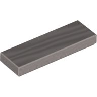 Flat Tile 1X3, No. 14 - Silver Ink