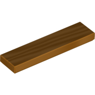 Flat Tile 1X4, No. 161 - Gold Ink