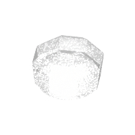 Design Plate, 1X1X2/3, No.3 - Transparent With Opalescence