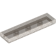 Flat Tile 1X4 - Transparent Brown With Opalescence
