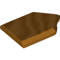 Flat Tile 2X3 W/ Angle, No. 3 - Gold Ink