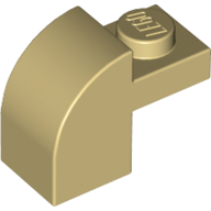 Brick 1X1X1 1/3, W/ Arch - Brick Yellow