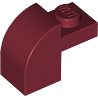 Brick 1X1X1 1/3, W/ Arch - Dark Red