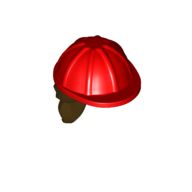Mini Hat No. 14 With Hair - Bright Red