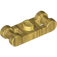 Plate 1X1 W/ 2 Shafts Dia. 3.2 - Warm Gold