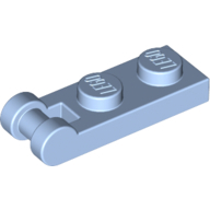 Plate 1X2 W/Shaft Minuscule3.2 - Light Royal Blue