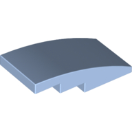 Brick W. Bow 2X4 - Light Royal Blue