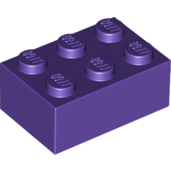 Brick 2X3 - Medium Lilac