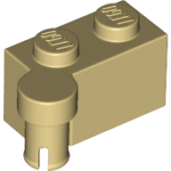 Hinge 1X2 Upper Part - Brick Yellow