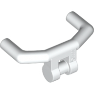Handlebar W/3.2 Shaft/Bar Ends - White